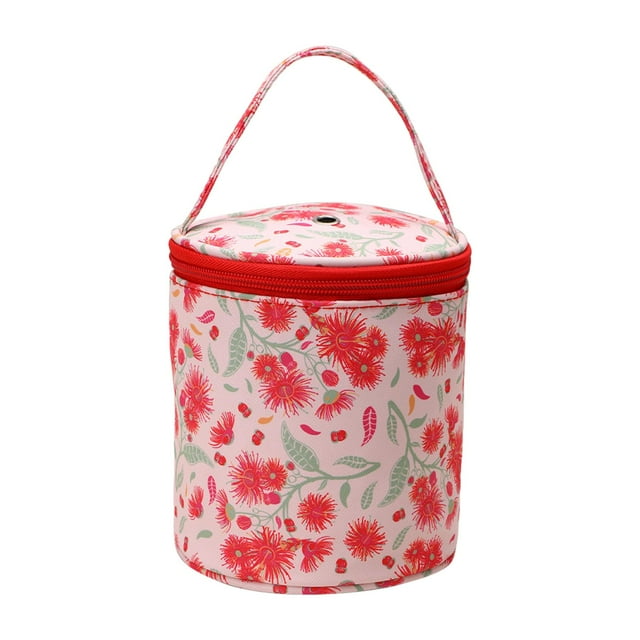 Sac de Tricot Sac de Rangement pour Fil Sac Fourre-Tout à Fermeture à Glissière Barils de Rangement pour Fil