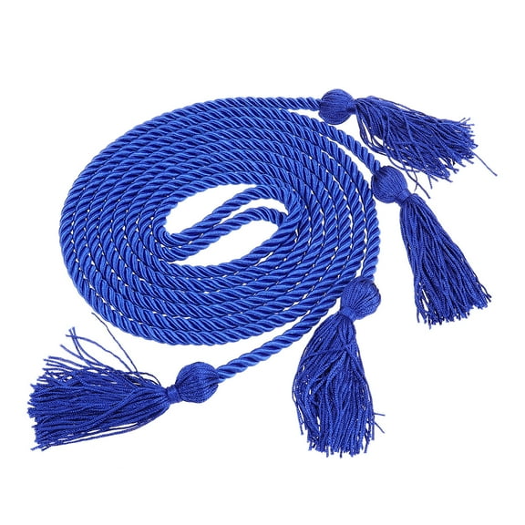 Raindrops Blue Braided Honor Graduation Cords 1Pack 63 Inches Long Between Tassels Recognition