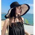 thumbnail image 5 of YooGuoGuo Super Wide Brim Women Sun Hat Cotton Floppy Packable Reversible Wired Edge Hats UV Protection Summer Beach Travel Garden, 5 of 6
