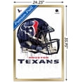 thumbnail image 3 of NFL Houston Texans - Drip Helmet 20 Wall Poster, 22.375" x 34", Framed, 3 of 3