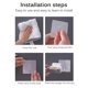 thumbnail image 5 of Ounissouiy Estante multifuncional para fregona, gancho para fregona, colgador de escoba montado en la pared para baño, Clip para fregona Suministros de limpieza para el hogar Blanco+azul Ounissouiy HA026319-01, 5 of 6