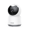 ANNKE 1080P HD Smart Wi-Fi Pan/Tilt Security Camera, Support Alexa, Two-Way Audio, APP Alarm Push, Cloud Storage Available, Remote Access - White