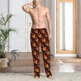 thumbnail image 5 of Uemuo Cute Squirrel Pattern Men's Wide Leg Palazzo Lounge Pants with Pockets Light Weight Loose Comfy Casual Pajama Pants-XX-Large, 5 of 9