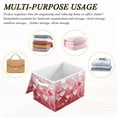 thumbnail image 7 of Pink Heart Gradient Large Storage Bins with Linen Collapsible Lid Storage Box 16.7 x 12.6 x 11.8in, 7 of 7