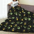 thumbnail image 6 of Sikiie Bee Floral Ultra-Soft Micro flannel Blanket Luxury All Seasons Warm Blanket for Bedding Sofa and Travel (4 sizes)-80"x60", 6 of 7