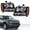Clear lens Black Housing Amber Reflector, variant on CROSSDESIGN Headlights Headlamps Fit for Chevy Tahoe Suburban Avalanche 2007-2014