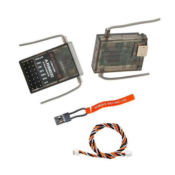 JIAHAOO Spektrum AR6200 Receiver & Satellite Set 2.4GHz DS-M2 Modulation, Bulletproof RF Link for All Conditions