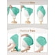 thumbnail image 5 of Toalla de microfibra para el cabello, 3 paquetes de turbantes para cabello mojado, toallas de secado para mujeres rizadas, antiencrespamiento (rosa, morado, verde), 5 of 5