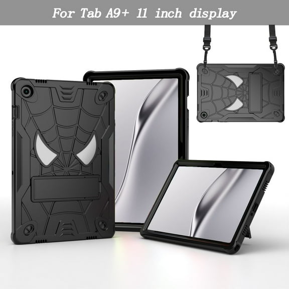 Trendy cool tablet case for Samsung Tab A9 Plus 11 inch, built-in stand, thickened corners, shock and drop resistant