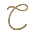 thumbnail image 1 of Wooden Letter Unfinished, Ariana Font, Craft Cutout, 1 of 3