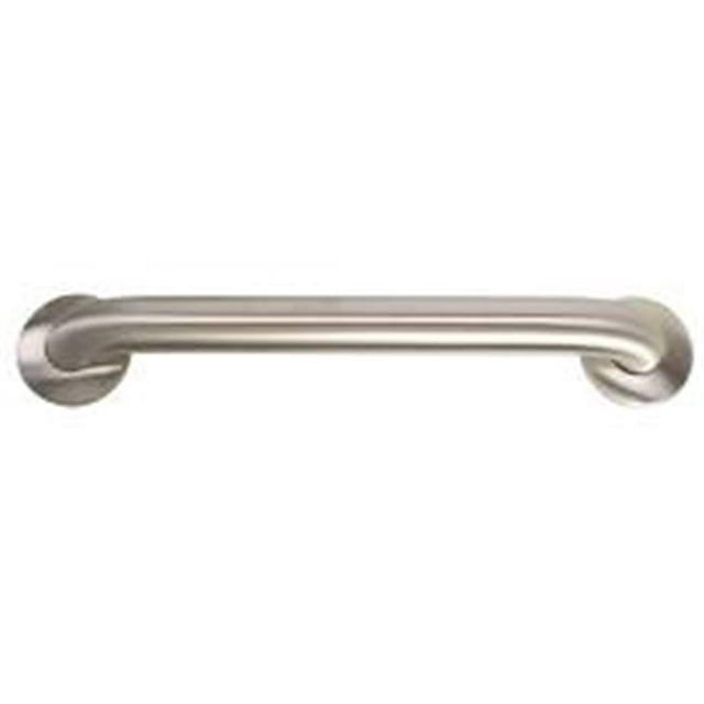 National Brand Alternative 559354 Stainless Steel Grab Bar Round Flange 30 In.