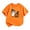 00-Orange#99, variant on Kiijoy Girls Halloween Graphic T Shirt Cute Cartoon Short Sleeve Tshirt Top, Black, Sizes 3-4