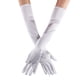 thumbnail image 1 of Guantes largos de satén Cosplay Stretch Halloween Long Flapper Evening Opera Guantes de satén para mujer Blanco, 1 of 1