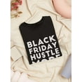 thumbnail image 3 of Shopping Day Hustle Mode Women Black T-Shirt, Female XX-Large, 3 of 4
