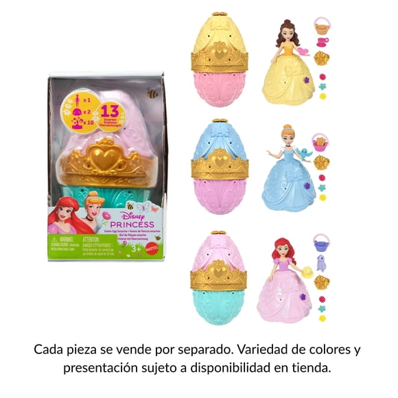 Muñeca Mattel Disney Princesa Huevitos de Pascua Sorpresa Varios Modelos 1 Pieza