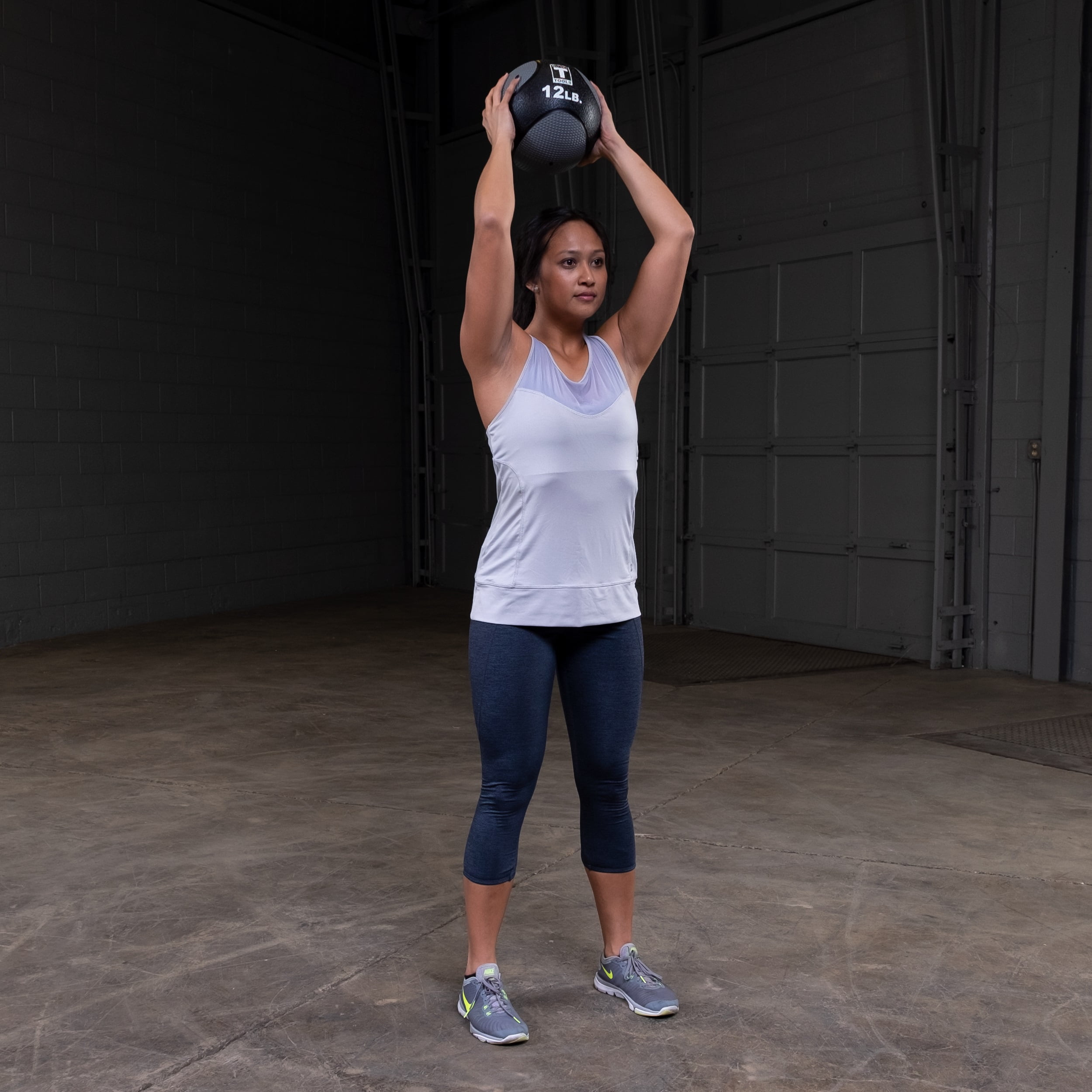 BSTMB12 12lb Black Medicine Ball