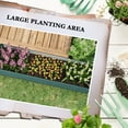 thumbnail image 3 of Outsunny 8x2x2ft Galvanized Raised Garden Bed Kit, Large Outdoor Metal Elevated Planter Box with Safety Edging for Flowers, Vegetables, Green, 3 of 9