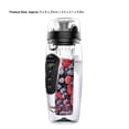 thumbnail image 1 of 32oz Space Bottle Single Layer PCTG Cup for Fruit Brewing Water Bottles with Grid Infuser, 1 of 8