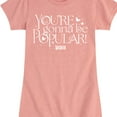 thumbnail image 3 of Wicked - You'Re Gonna Be Popular - Girls Toddler and Youth Fitted Short Sleeve Graphic Tee, 3 of 5