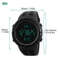 thumbnail image 2 of CAMOTUSE SKMEI Men's Military Digital Sport Watch Waterproof Quartz Chronograph Analog Display Tactical Watch for Outdoor Activities, 2 of 5