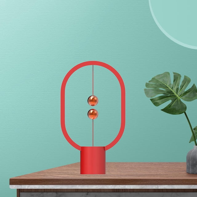 Lámpara creativa táctil perfecl lámparas magnéticas LED recargable USB rojo