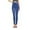 Blue, variant on BangWanChi Jeans for Women Blue Women's Fashion Elastic Imitation Denim Print Leggings With Yoga Sport Elastic Pants