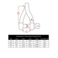 thumbnail image 2 of Extreme Max 3006.8219.2 BoatTector Stainless Steel Twist Shackle - 3/8", 2-Pack, 2 of 5