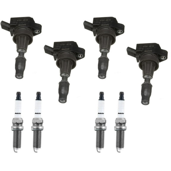 Direct Ignition Coils & Iridium Spark Plugs For Hyundai Elantra 1.6L 2017-2019