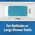 thumbnail image 5 of Theracare Blue Vinyl Non-Slip Bath Mat 15 X 27 Inch 19-110, 20 Ct, 5 of 10