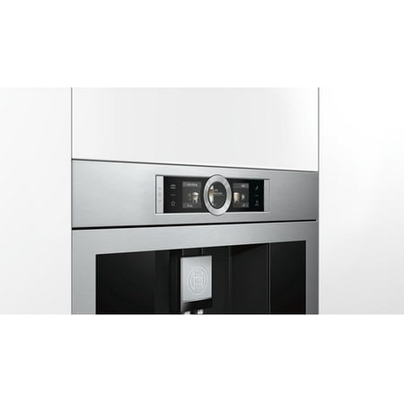 Bosch - Espresso Machine with 19 bars of pressure and Milk Frother - Stainless Steel