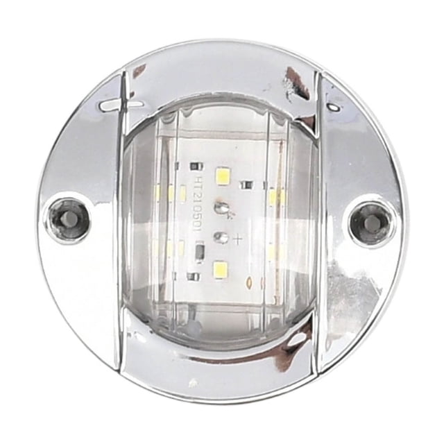 Boat Courtesy Lights 5 Color 2.95'' Round Marine Interior Transom Stern Navigation Lights For Pontoon Boat Kayak Yacht