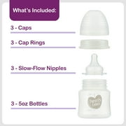 Parents Choice Wide Neck Bottles, 3 Pack, 5 fl oz
