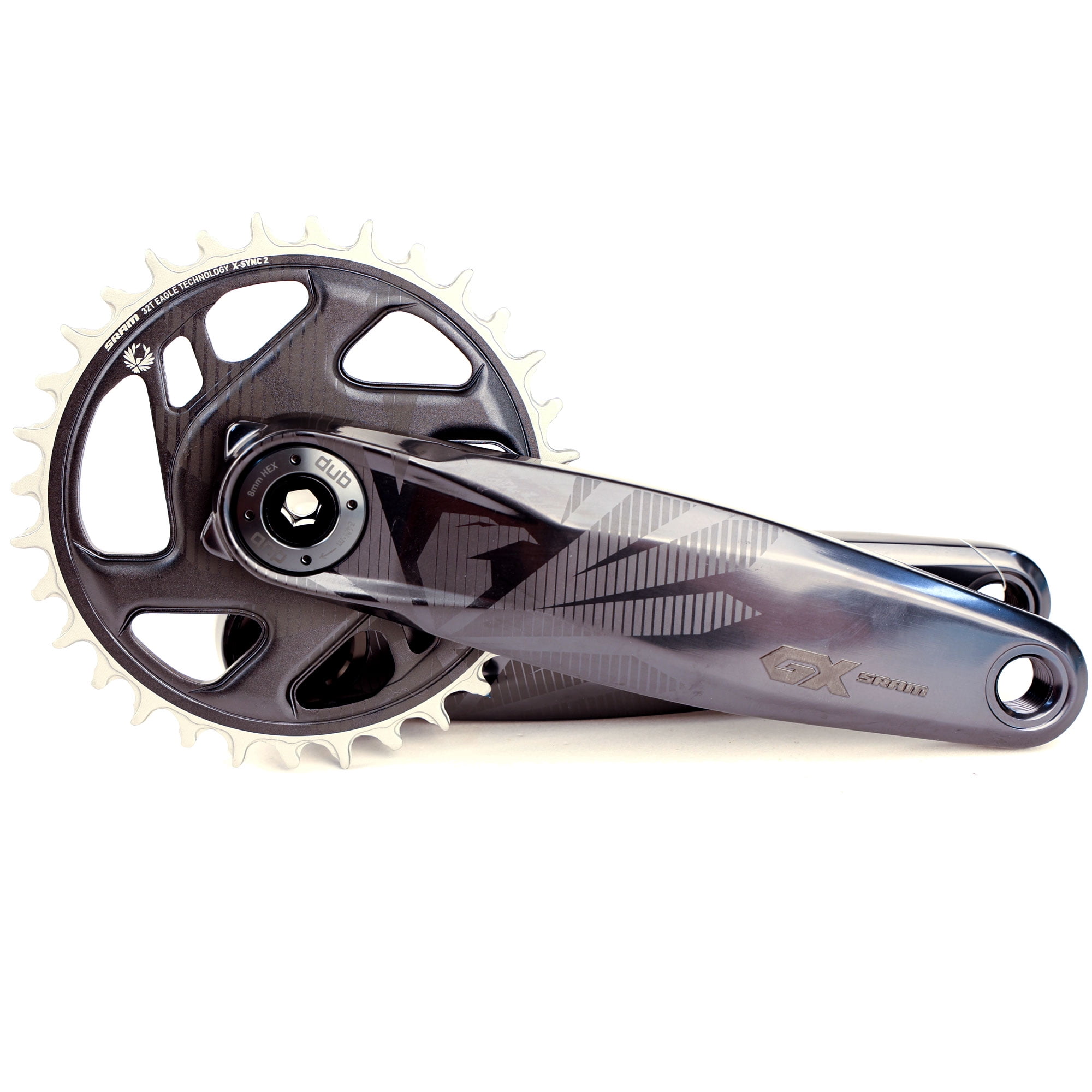 SRAM GX Eagle MTB Bike Crankset, DUB, Boost 148, Lunar 175mm
