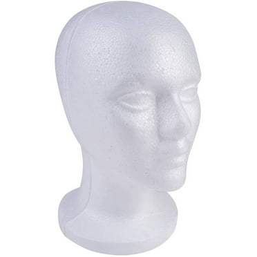 SHANY Styrofoam Model Heads/Hat Wig Foam Mannequin/One Dozen Jumbo Pack ...