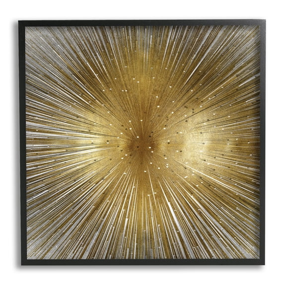 Stupell Industries Art Deco Abstract Sunburst Lines Polka Dots, 12 x 12, Designed by Abby Young