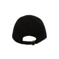 thumbnail image 3 of Time and Tru Women's Blank Non Washed Cotton Twill Baseball Hat Black Soot Black Soot, 3 of 5