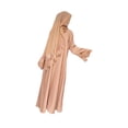 thumbnail image 4 of Milageto Muslim Dress Lady Gown Women Muslim Robe for Events Ethnic Festivals Banquet, 4 of 8
