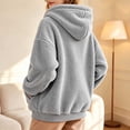 thumbnail image 7 of Christmas Reindeer Pet Carrier Hoodie, Teddy Dog Pocket Sweatshirt with Head Window for Women, 7 of 7