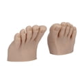 thumbnail image 3 of Modelo de pie de silicona ANGGREK Exhibición de Entrenamiento Para arte de uñas de pie pedicura, 3 of 8