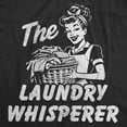 thumbnail image 2 of Womens Funny T Shirts The Laundry Whisperer Sarcastic Graphic Novelty Tee for Ladies Womens Graphic Tees, 2 of 9