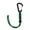 Green, variant on New Outdoor Hook Backpack Mountaineering Chain Key Chain Anti-loss Rope Emergency Umbrella Rope