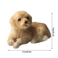 thumbnail image 5 of Realistic Plush Dog Toys, Cute Golden Retriever Stuffed Animal, Birthday Christmas Decor Gift for Family and Friends, 5 of 5