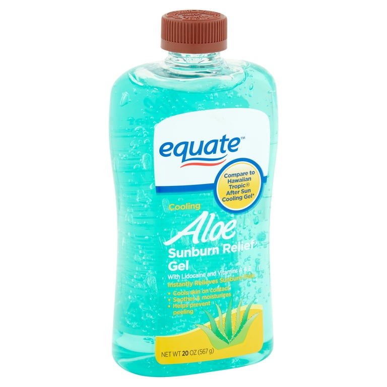 Equate After Sun Sunburn Relief Gel with Aloe and Lidocaine HCl, 20 oz -  Walmart.com