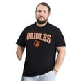 thumbnail image 2 of Men's G-III Sports by Carl Banks Black Baltimore Orioles Adaptive Classic Team Spirit T-Shirt, 2 of 6