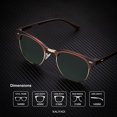 thumbnail image 3 of Polarized Sunglasses for Men and Women Semi-Rimless Frame Driving Sun glasses 100% UV Blocking, 3 of 7
