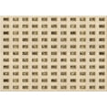 thumbnail image 1 of Ahgly Company Machine Washable Indoor Rectangle Transitional Golden Blonde Gold Area Rugs, 2' x 5', 1 of 7