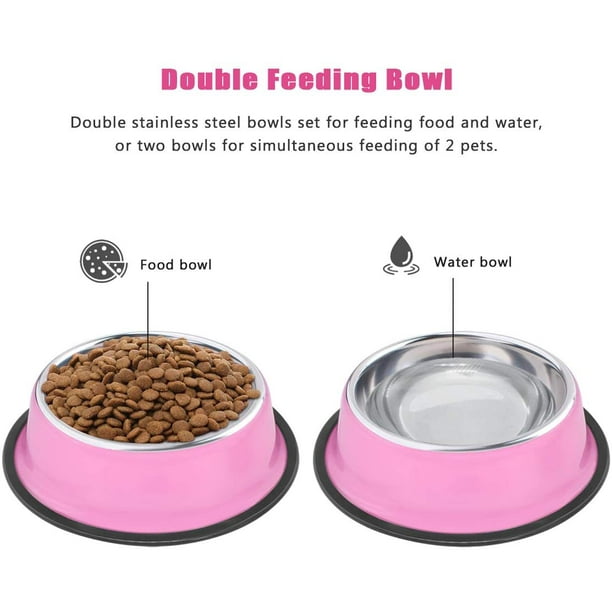Dog bowls hot sale for two dogs
