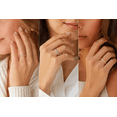 thumbnail image 4 of Mauli Jewels 0.10 Carat Diamond Wedding Band for Women, Round Cut Natural Diamond Ring, 4 Prong Setting, 10K Rose Gold White Gold Yellow Gold, Stackable Anniversary Ring Gift, 4 of 8