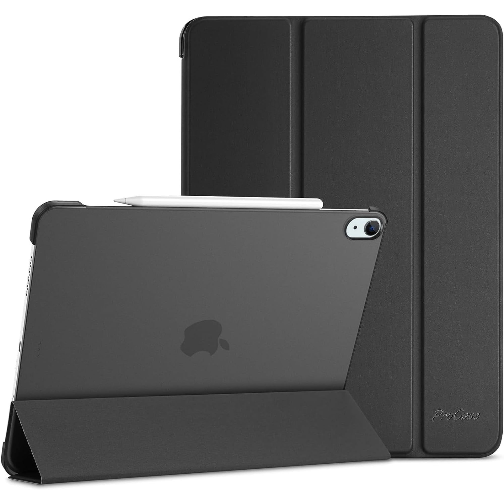 ProCase for iPad Air 13 Inch Case 2024 M2, 13" iPad Air Case 2024 iPad Air 13 Cover, Smart Folio iPad Air 2024 Case -Black