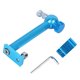 thumbnail image 1 of Silla de pesca portátil de aleación de aluminio, azul, liviana y universal para almacenamiento de aparejos con soporte de luz nocturna, 1 of 8